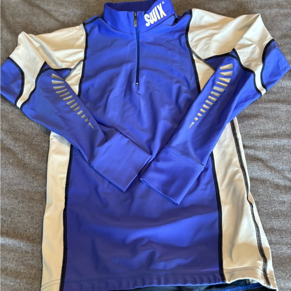 Swix Quarter Zip Womens pullover top‎ size S style # 32413